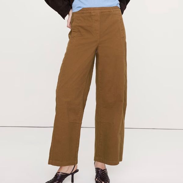 Banana Republic Mid-Rise Relaxed Painter Pull-On Pant