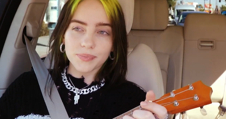 Watch Billie Eilish Play the Ukulele Carpool Karaoke