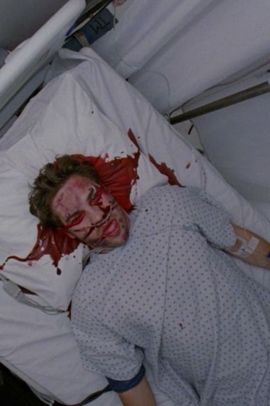 Zoe Benson (Taissa Farmiga) takes revenge on the only surviving frat boy who gang raped Madison (Emma Roberts) by having sex with him, a.k.a. killing him with her cursed witch vagina.