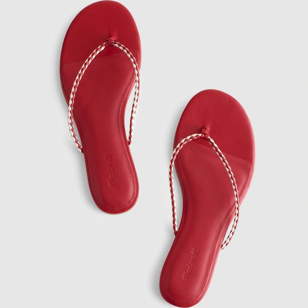 Madewell The Iggy Braided Thong Sandal