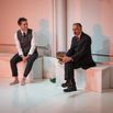 Yaron Lotan and David Greenspan in The Invention of Love, at Theatrelab.