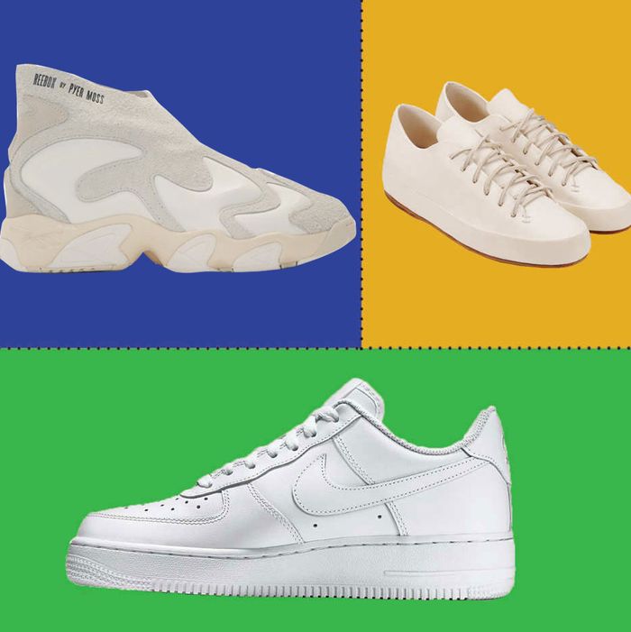 designer white platform sneakers