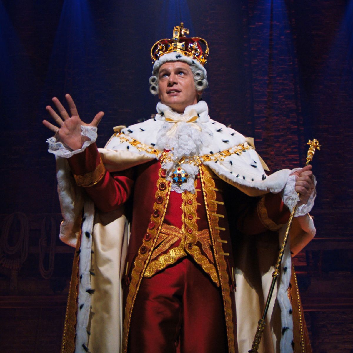 Actors playing king george in hamilton sale