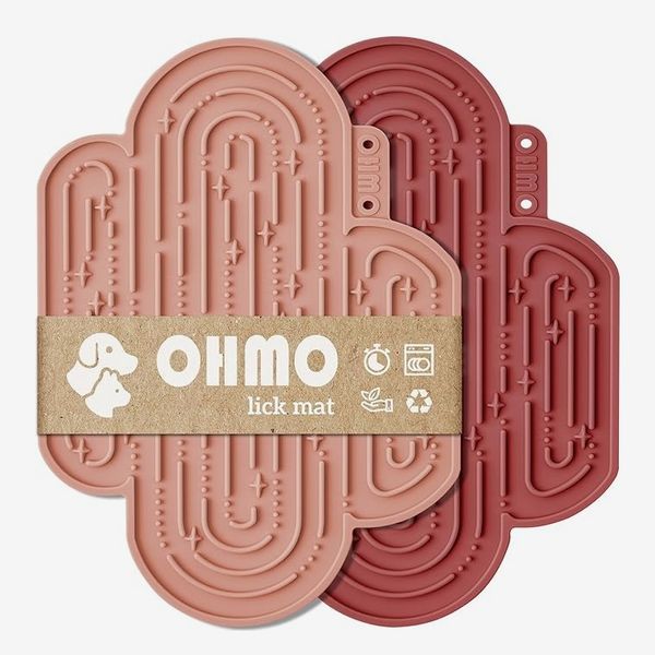 OHMO Pet Cactus Lick Mat for Dogs (2 Pack)