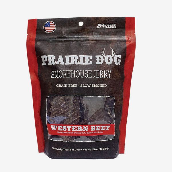 Friandises séchées au fumoir de bœuf de l'Ouest de Prairie Dog Pet Products