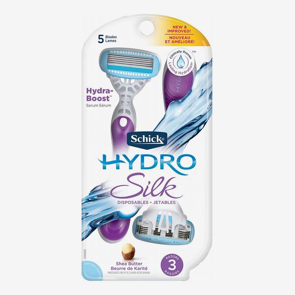 Schick Hydro Silk Razor Maquinillas de afeitar desechables para mujeres con suero hidratante