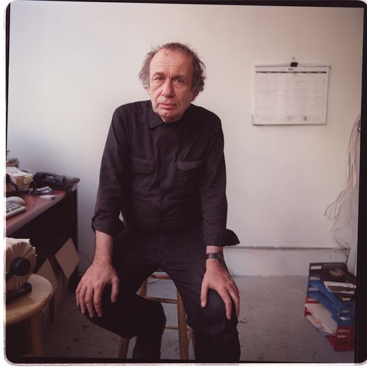 Vito Acconci, in his stuido space in Dumbo section of Brooklyn