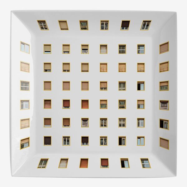 Grand Tour by Vito Nesta La Finestra Sul Cortile Large Square Porcelain Vide-Poche #3