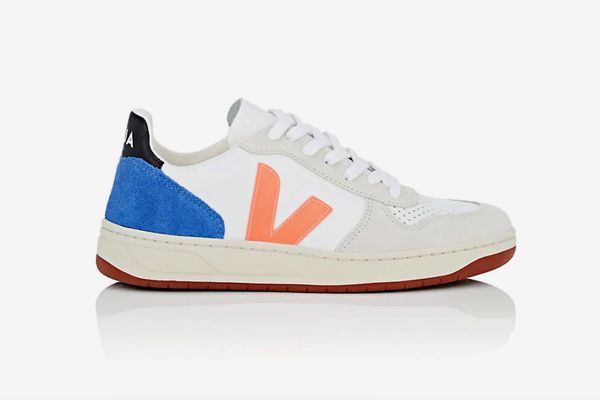 Veja V-10 Leather & Suede Sneakers