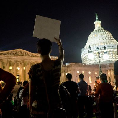 Democrats Hold Sit In In House Chamber To Force Vote On Gun Control Legislation