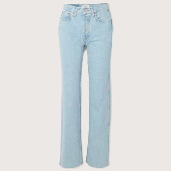 RE/DONE 90s High-rise Straight-leg Jeans