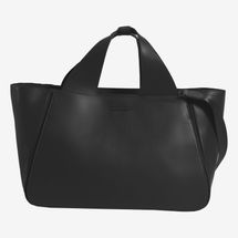 Boarding Pass The Commuter East West Triple Compartment Vegan Leather Tote