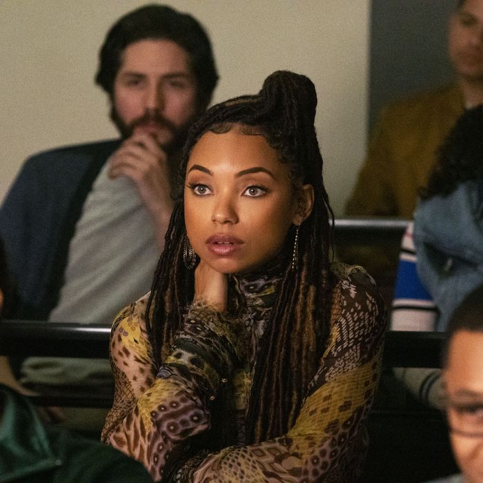 Logan Browning in Dear White People.