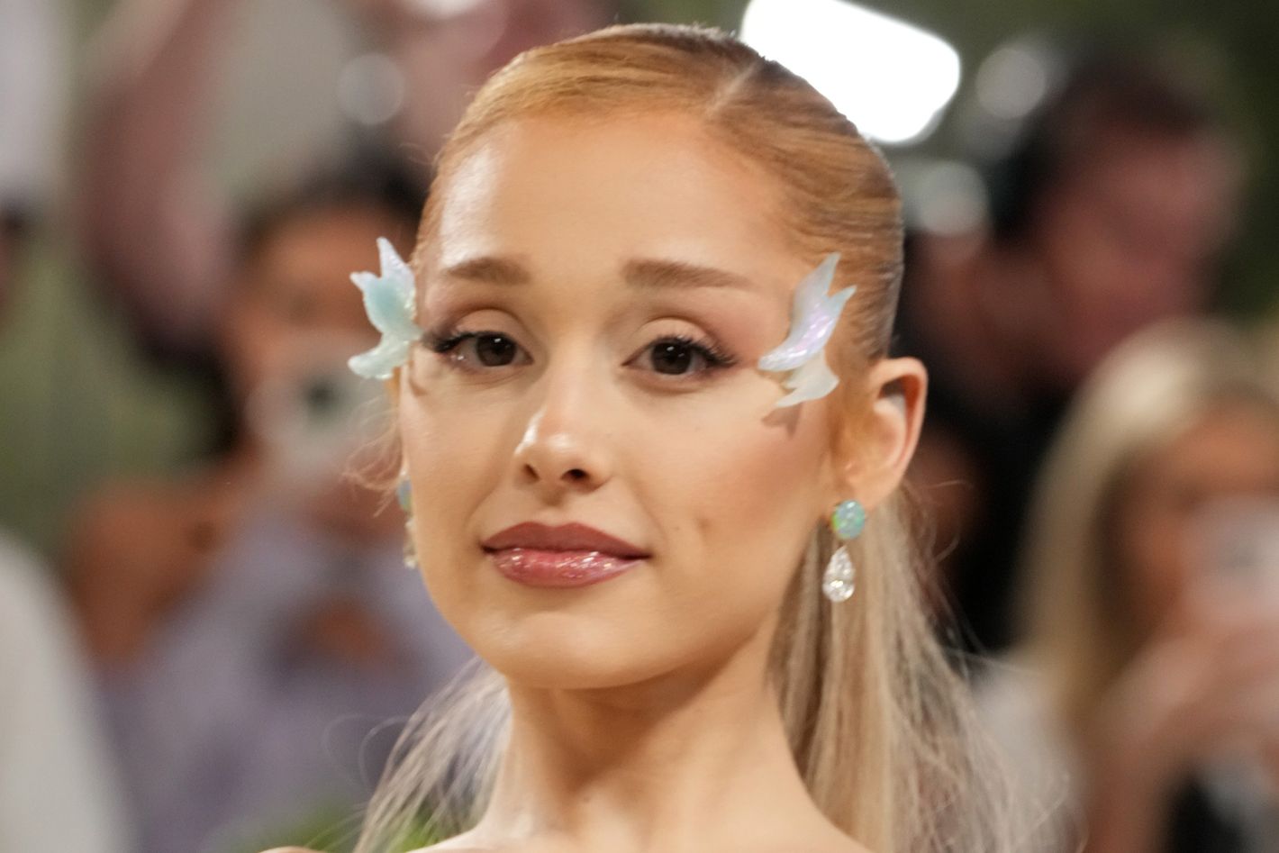 Ariana Grande Gives a Fairy Core Performance at the Met Gala