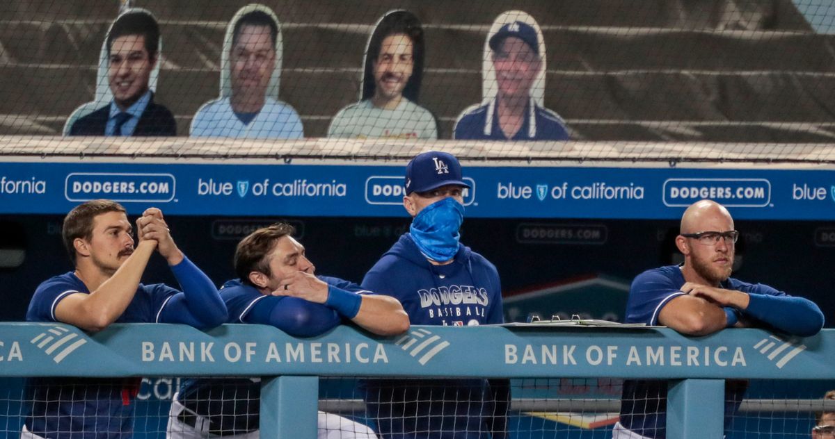 Here's what a socially distanced MLB dugout looks like in 2020