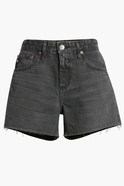 best black denim shorts