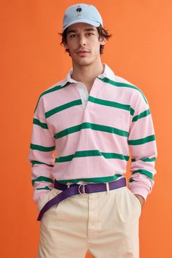 J.Press x Alex Mill Rugby Striped Shirt In Cotton