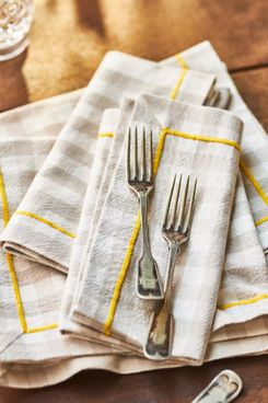 Anthropologie Ginny Gingham Napkins - Set of 4