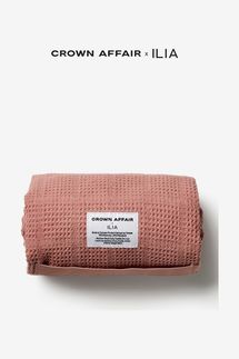 Crown Affair x ILIA Pink Hair Towel
