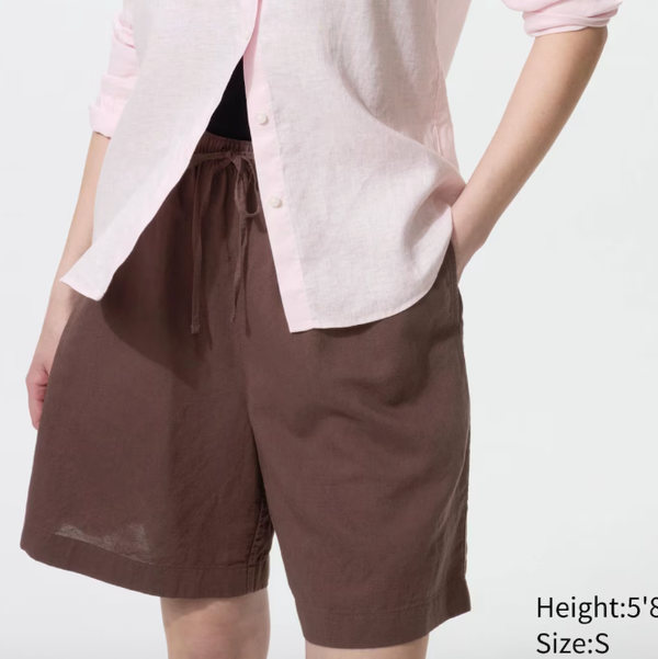 Uniqlo Linen-Blend Easy Shorts