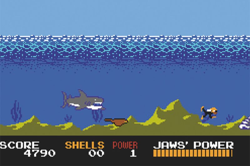 Jaws video online game nintendo