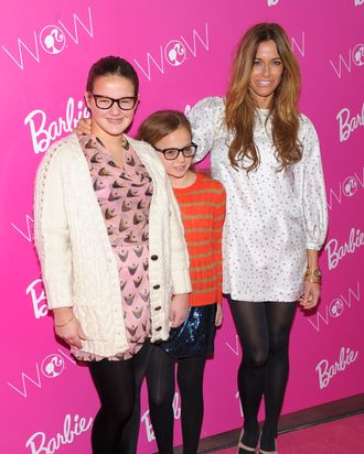 Kelly Bensimon and children.