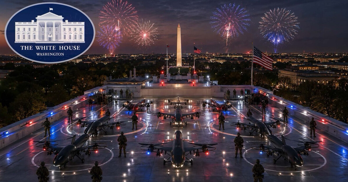 Trump Adds ‘DronePort' to White House Ballroom/Villain Lair