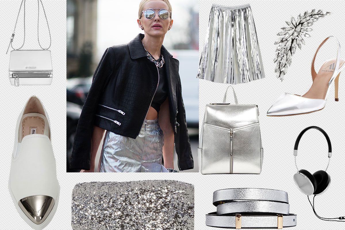 5 Ways to Wear Silver Like a Street-Style Star