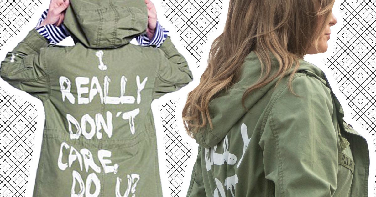 Melania Trump Wears ‘i Really Don T Care Jacket To Border