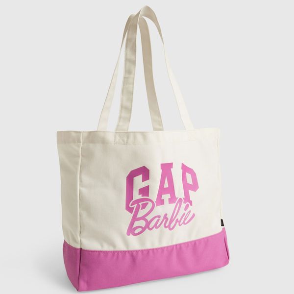 Gap × Barbie™ Adult Recycled Arch Logo Tote Bag