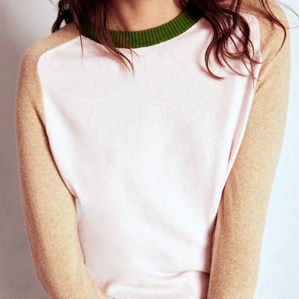 Boden Meg Saddle Sleeve Sweater