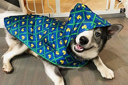 RC Pet Products Packable Dog Rain Poncho, Rubber Ducky
