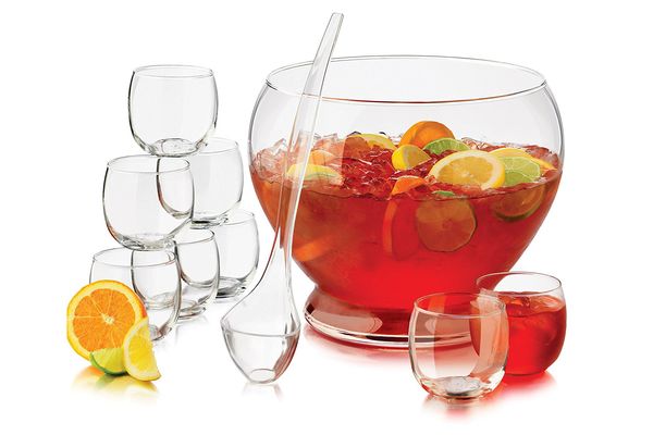 Libbey 10-Piece Punch Bowl