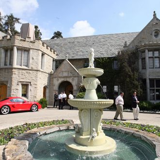 View of the Playboy Mansion, owned by US