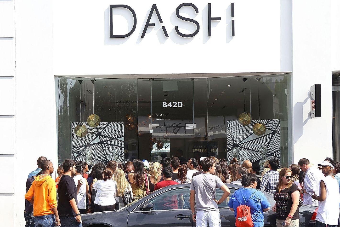 Kardashians' Dash Store Vandalized in Melrose