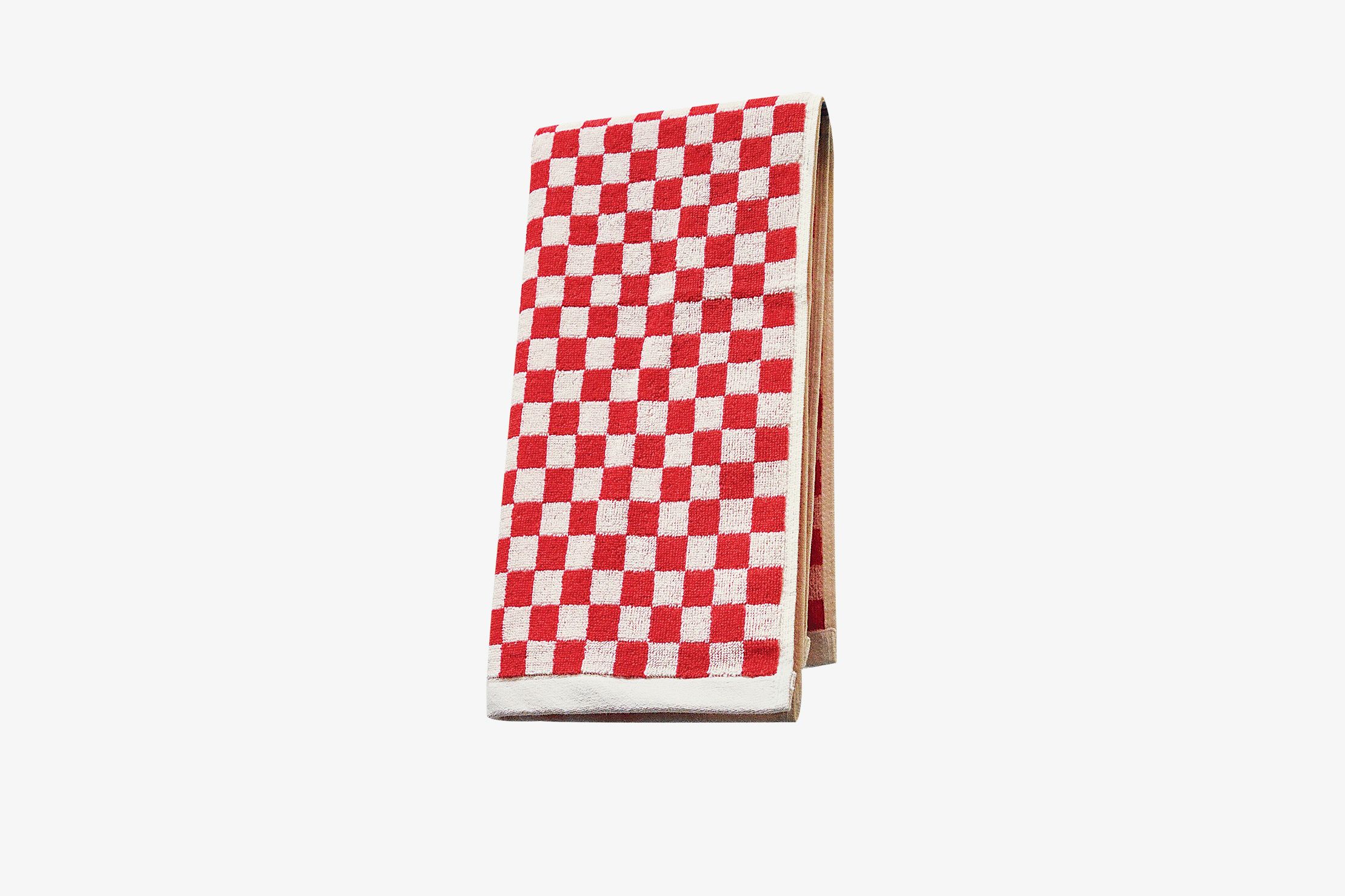 SSENSE Exclusive Green & Off-White Checkered Hand Towel