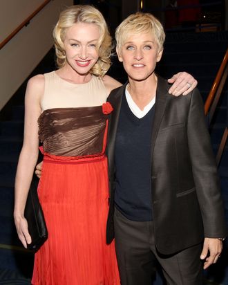 Ellen and her partner, Portia de Rossi.