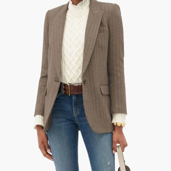 Nili Lotan Diane Wool Blend Single-Breasted Blazer