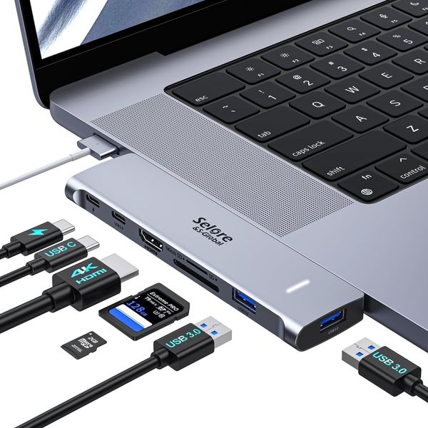 Selore USB C Adapter for MacBook