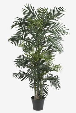 Nearly Natural 6.5-Feet Golden Cane Palm Silk Tree