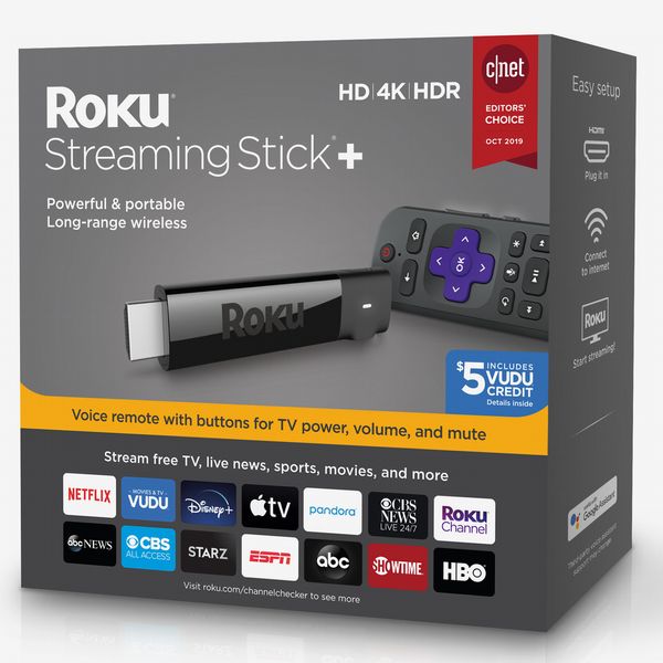 Roku Streaming Stick+ HD/4K/HDR Streaming Device with Voice Remote