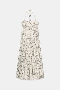 Zara Polka Dot Midi Dress