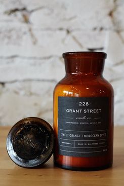 228 Grant Street Candle Co. Sweet Orange + Moroccan Spice Apothecary Jar