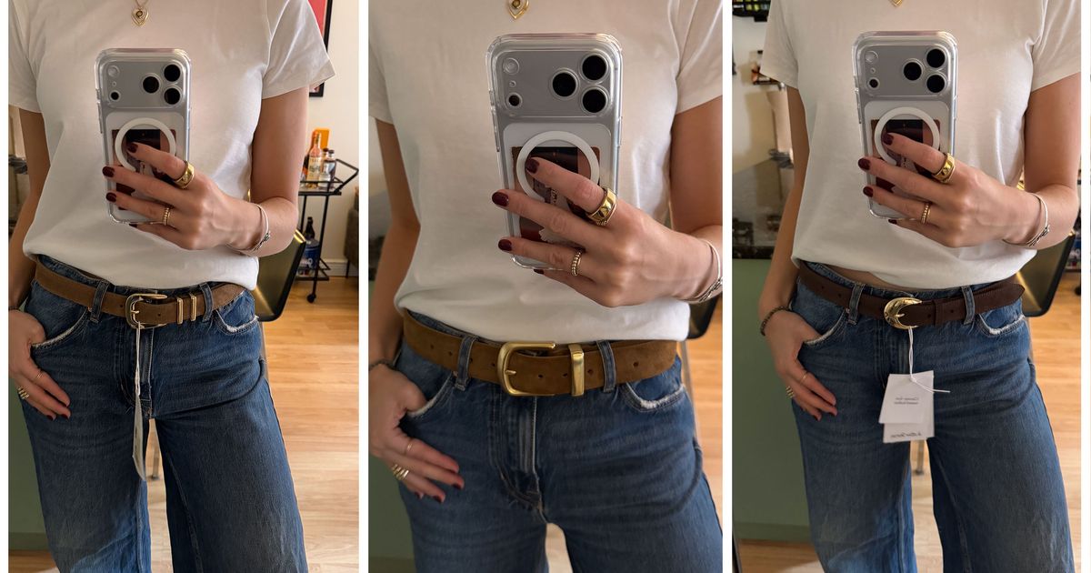 My Hunt for the Perfect Brown Suede Belt | The Strategist