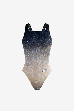 Q-Strap Glitter Bomb Classic Strap Swimsuit