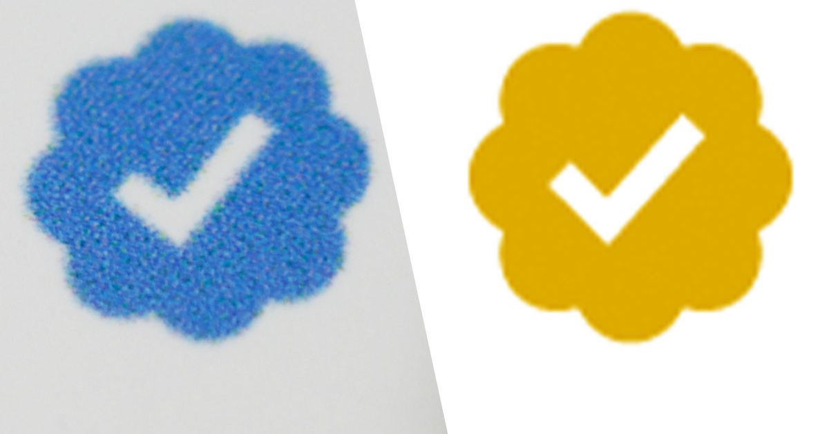 Twitter Replaces Verified Check Marks With Gold and Gray
