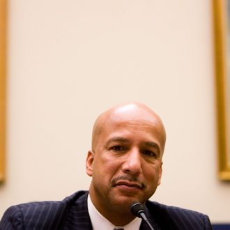 New Orleans mayor C. Ray Nagin testifies on Capitol Hill on September 23, 2008 in Washington, DC.