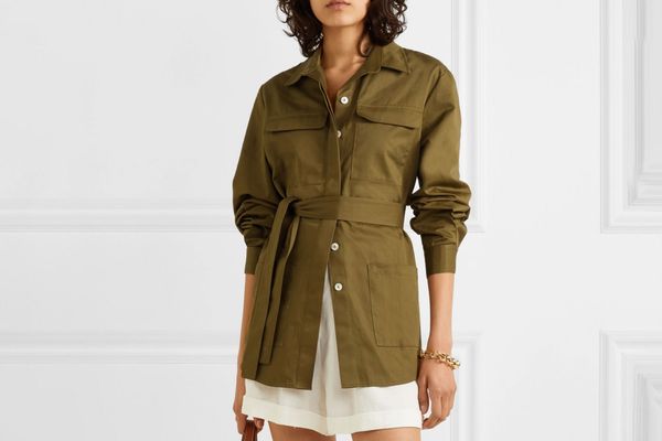 Matin Belted Cotton-Twill Jacket
