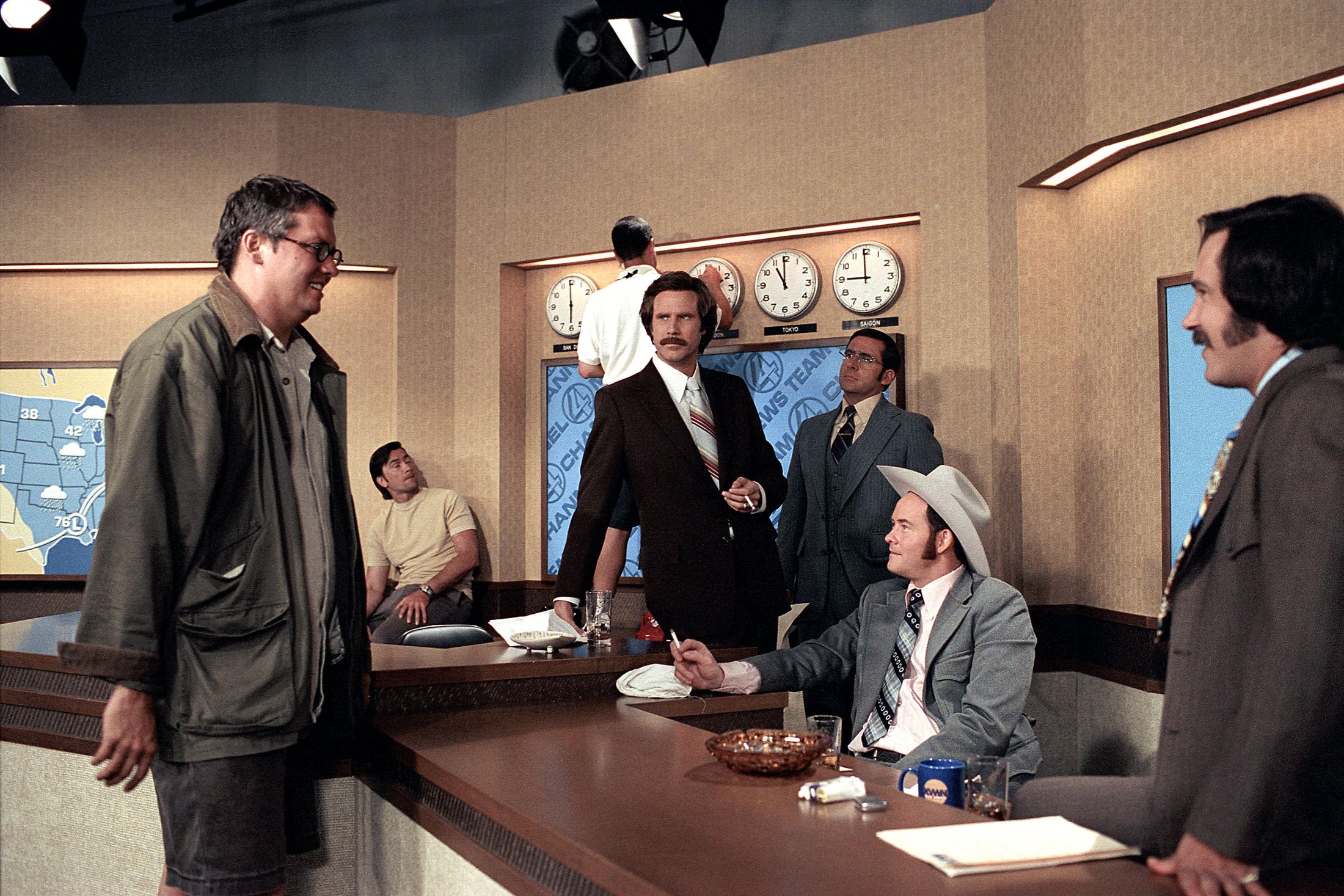 On the Anchorman set, improv-comedy masters had the freedom to reimagine the film one line at a time.