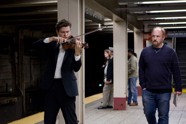 LOUIE: L-R: Filip Pogady and Louis C.K. in the LOUIE episode SUBWAY airing Thursday, July 28 (10:00PM ET) on FX. CR: FX